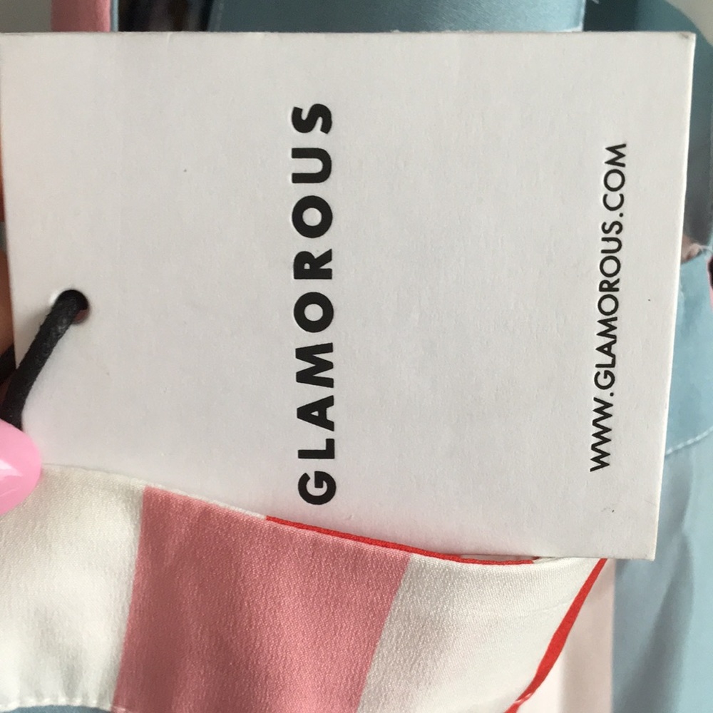 NWT • ASOS Glamorous Striped Beach Dress - Picture 13 of 15